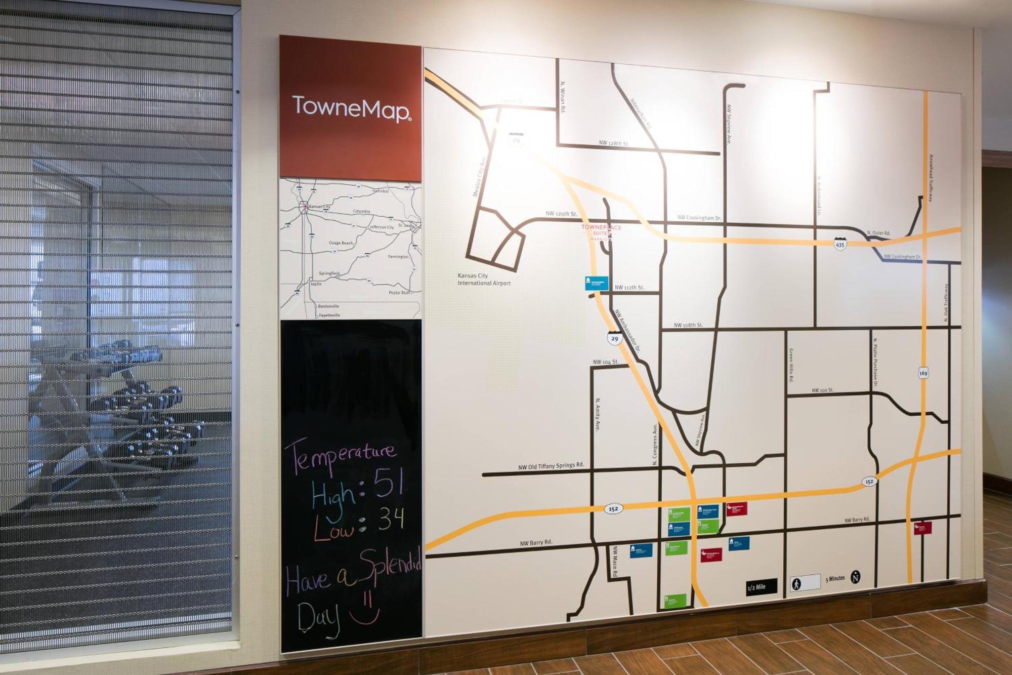 Towneplace Suites By Marriott Kansas City Airport Buitenkant foto